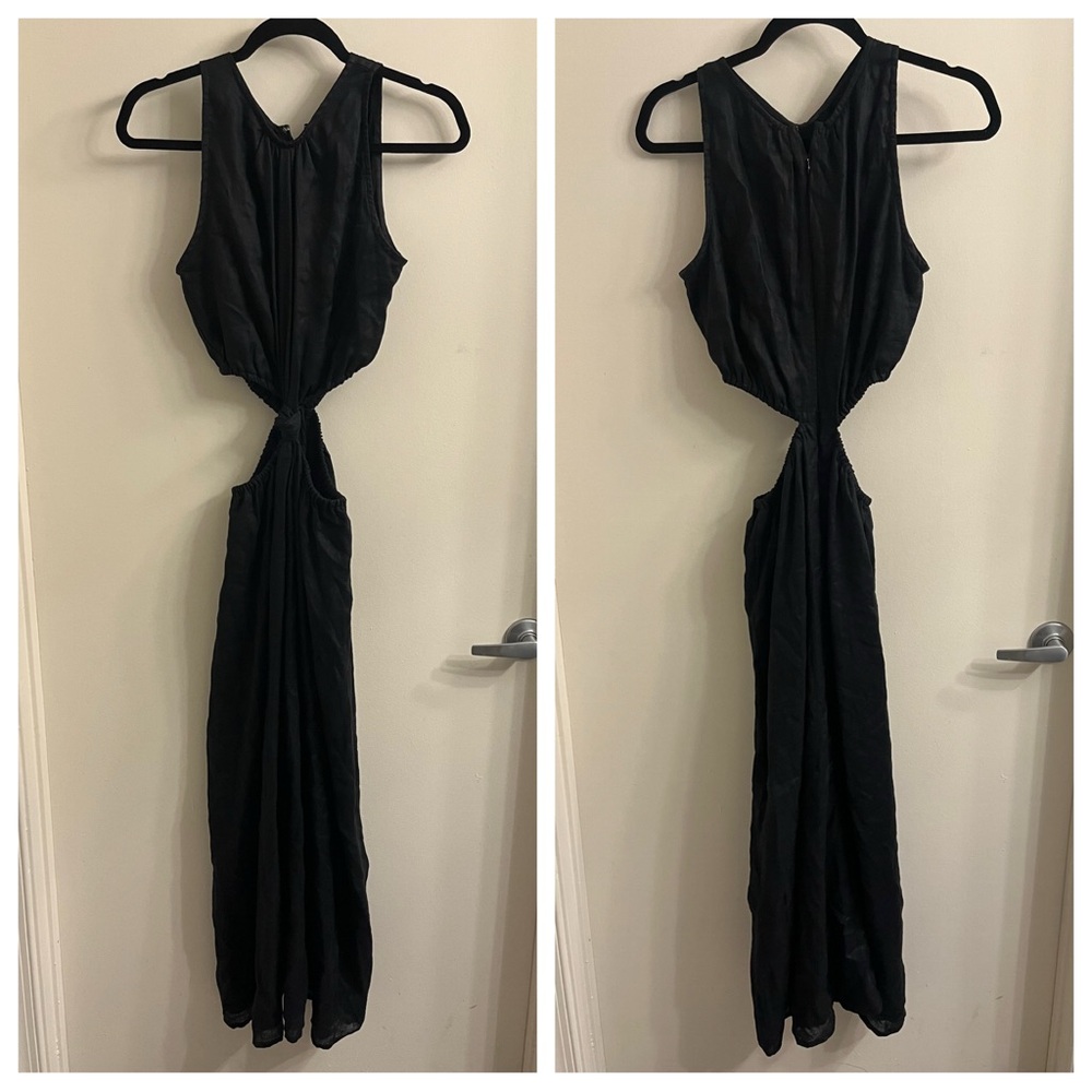 Faithfull The Brand Zeta Cutout Midi Dress 4 / Small - Picture 3 of 10